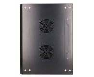 Extralink Szafka wisząca rack 6U 600x450 czarna szklane drzwi EX.7225 - 484915 - zdjęcie 5